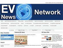 Tablet Screenshot of evnews.net